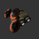 Jack Daniels - GaffSquareBladeFront4Wheels
