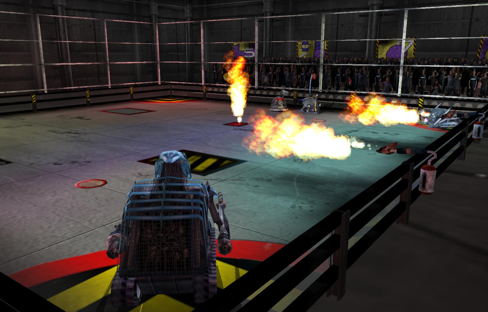 SUCCESSFULLY enabled the house robots in Robot Wars Arenas of Destruction