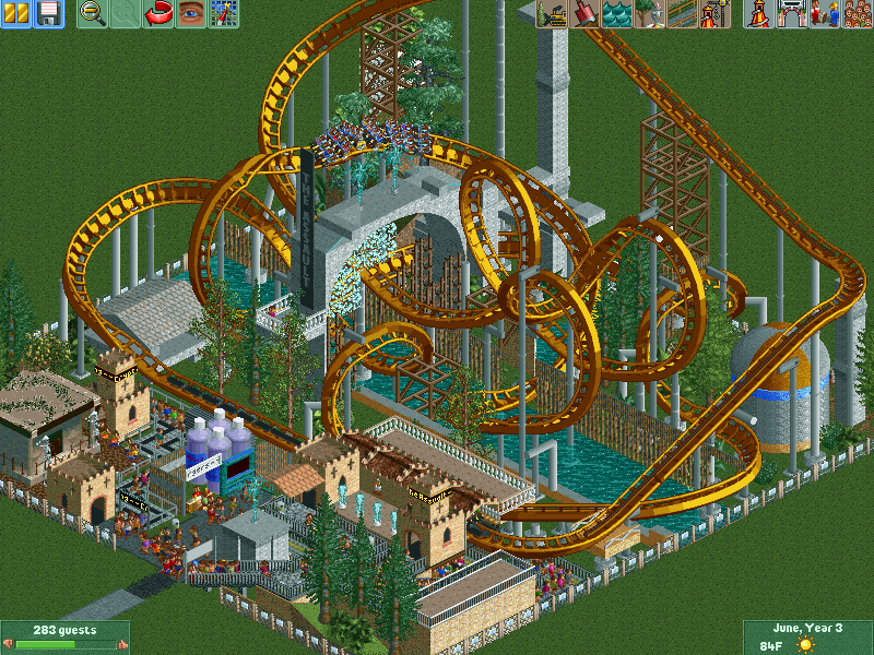 RCT3 28 STRUCTURES PACK file - RollerCoaster Tycoon 3 - ModDB